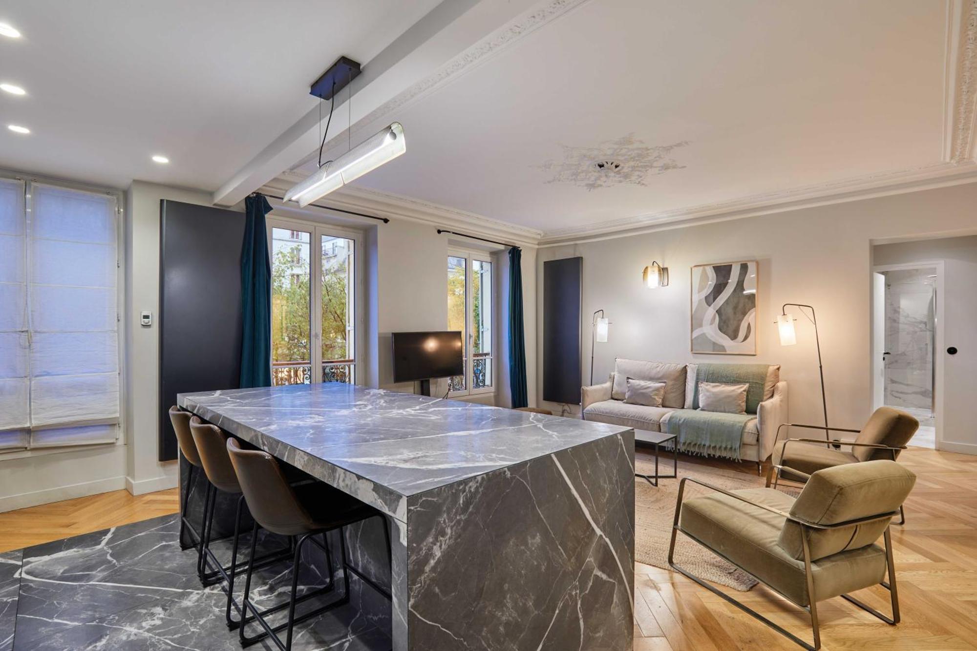 Magnificent Apartment - 3Br- 8P - Batignolles Paris Bagian luar foto