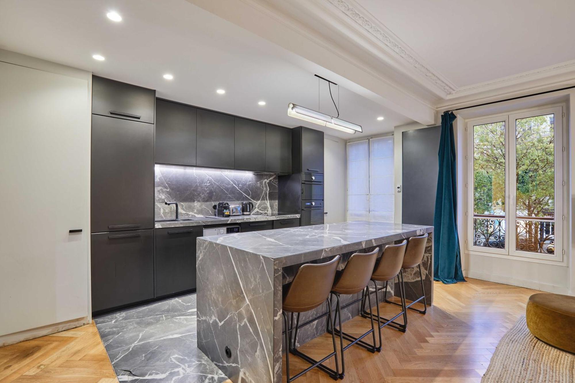 Magnificent Apartment - 3Br- 8P - Batignolles Paris Bagian luar foto