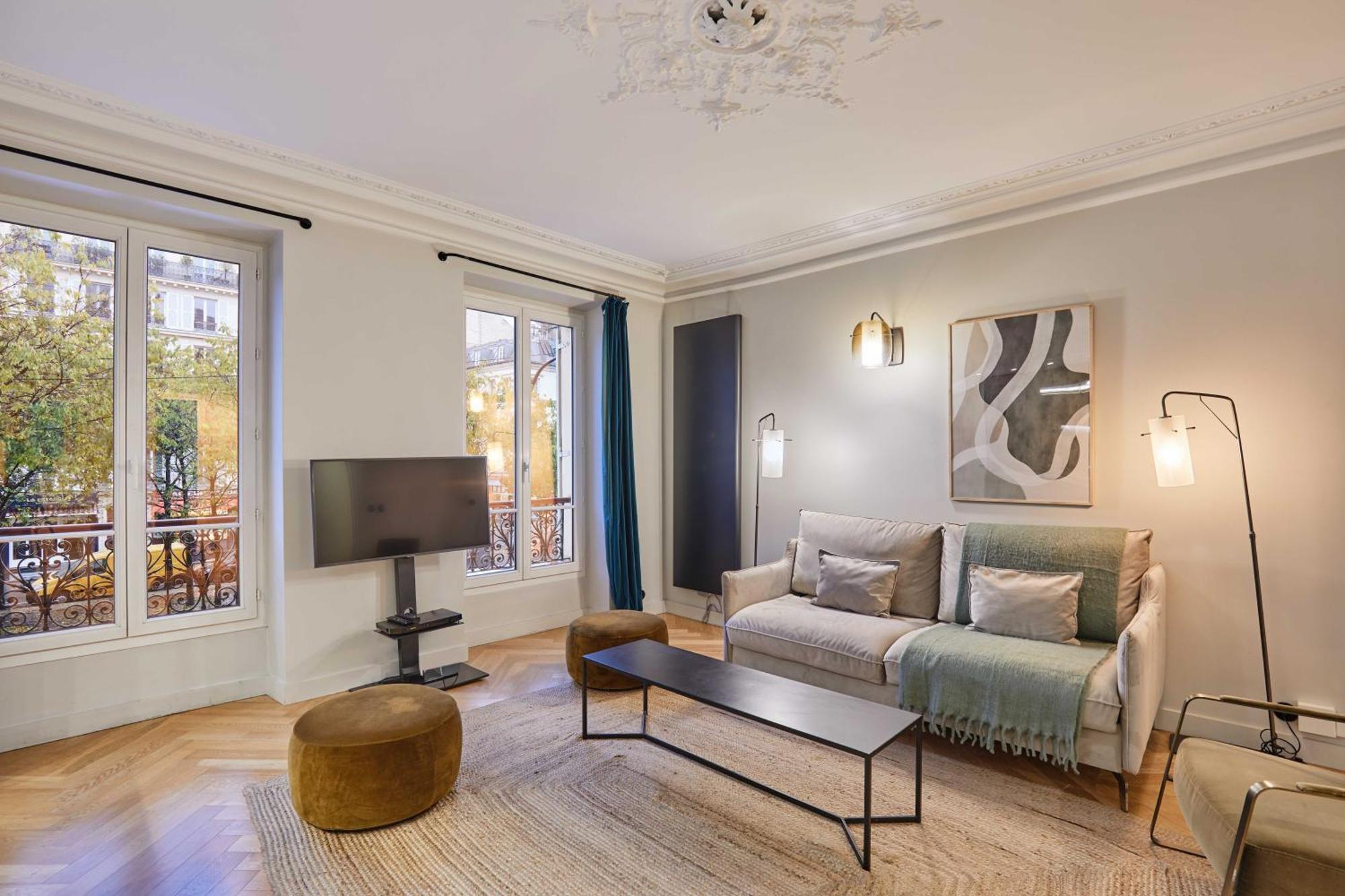 Magnificent Apartment - 3Br- 8P - Batignolles Paris Bagian luar foto