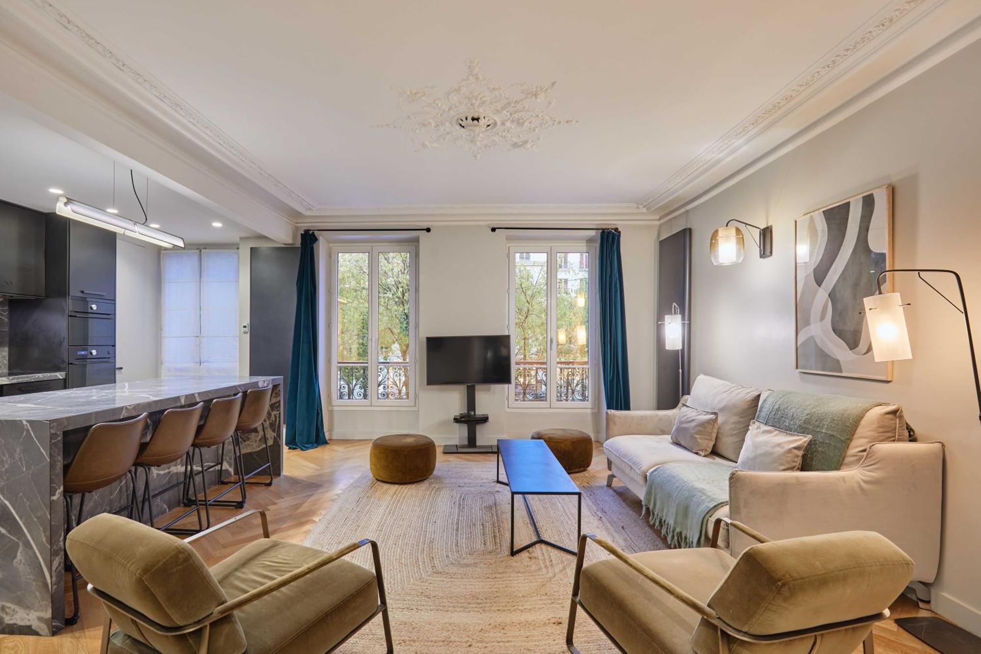 Magnificent Apartment - 3Br- 8P - Batignolles Paris Bagian luar foto